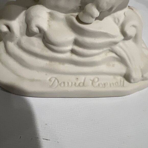 White Unicorn The Messenger Of Love By David Cornell 1985 Porcelain - Picture 7 of 10